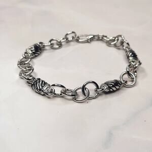 Silver Tone Chain Bracelet